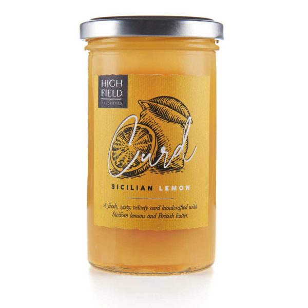 A jar of Highfield Sicillian Lemon Curd