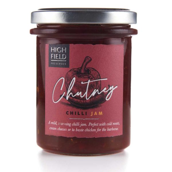 A jar of Highfield Chilli Jam Chutney