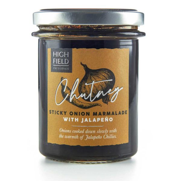 Sticky Onion Marmalade with Jalapeño Chutney - Highfield Preserves