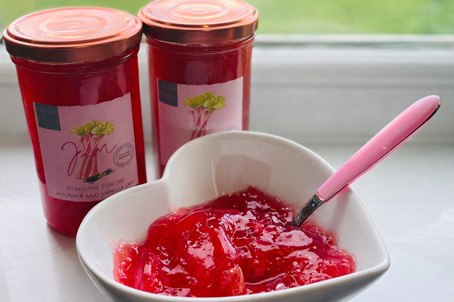 Forced Rhubarb and Ginger Jam (Limited Edition) - Image 2